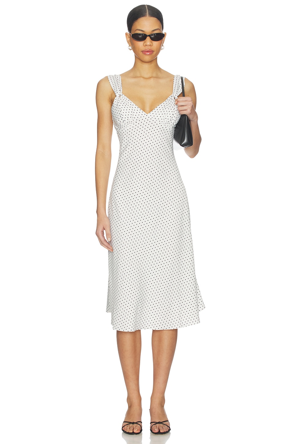 midi dress with sleeves black Belle of the Ball Midi Dress– Teuta Matoshi