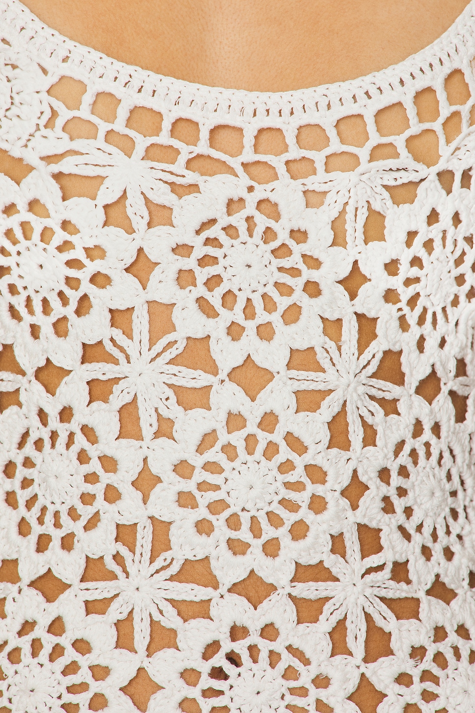 Frankies Bikinis Sunshine Crochet Mini Dress thumbnail