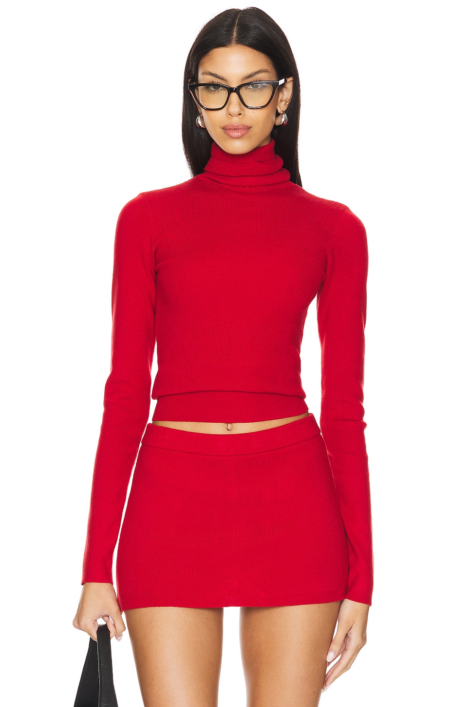 Frankies Bikinis Milo Cloud Knit Turtleneck Sweater in