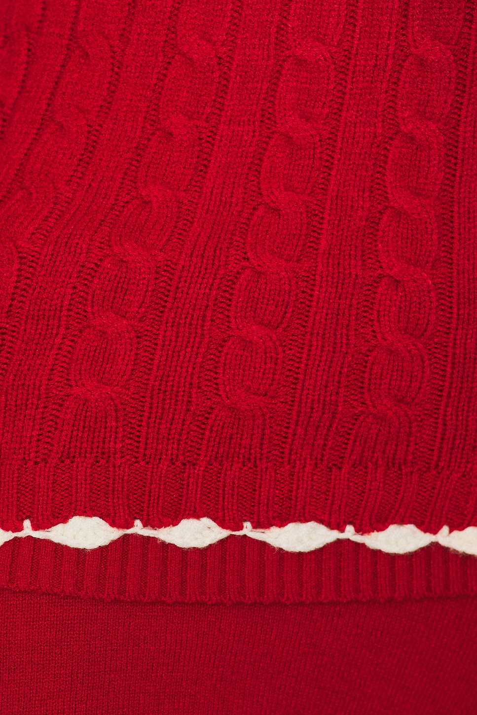 Frankies Bikinis Carter Cable Knit Sweater thumbnail