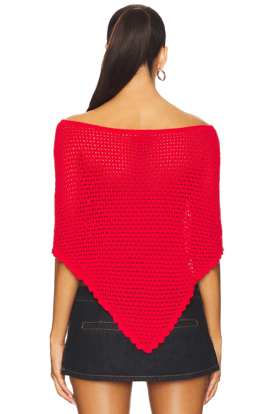 Frankies Bikinis Sophie Crochet Poncho thumbnail