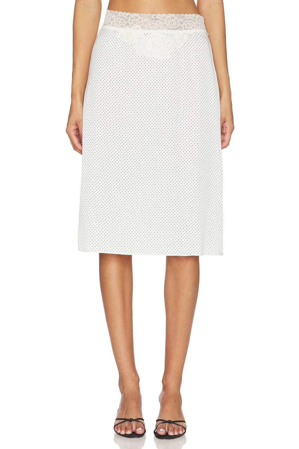 Laura Silk Midi Skirt