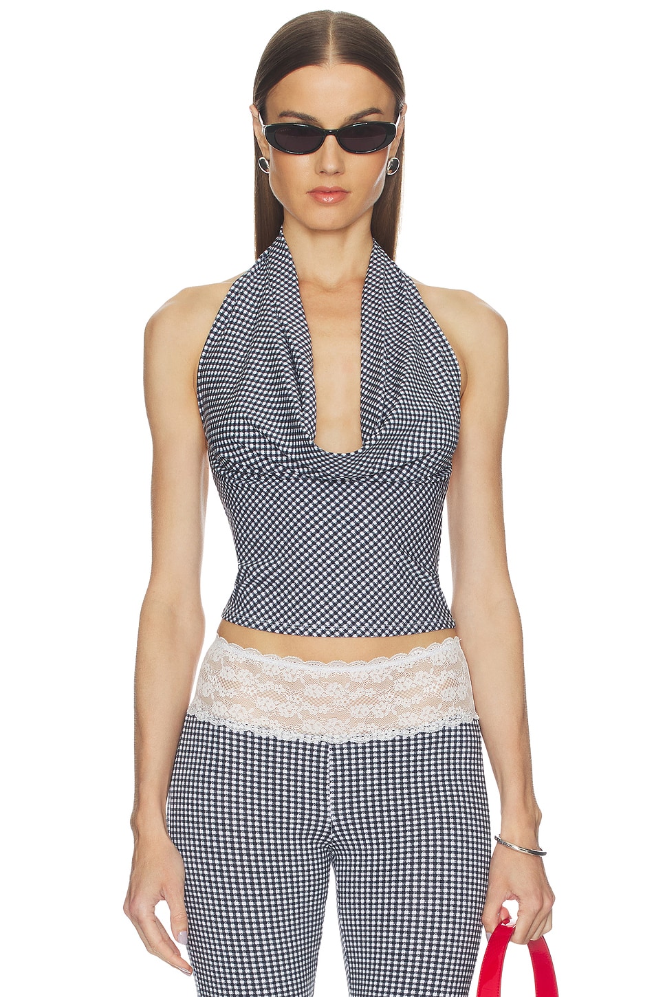 Jay Cotton Jersey Halter Top - thumbnail 2