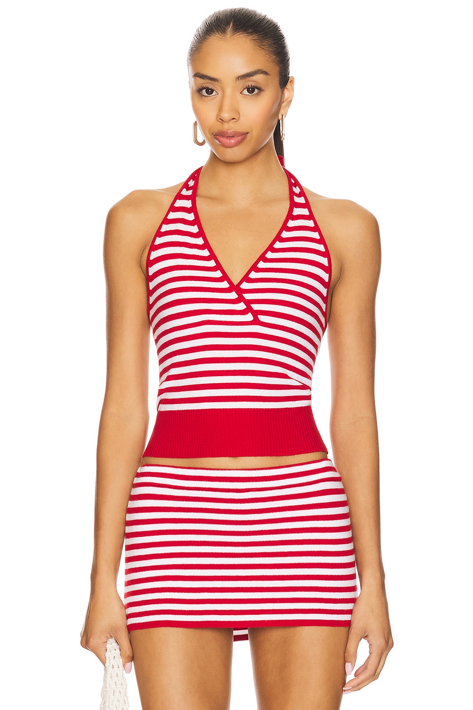 Dylan Cloud Knit Halter Top