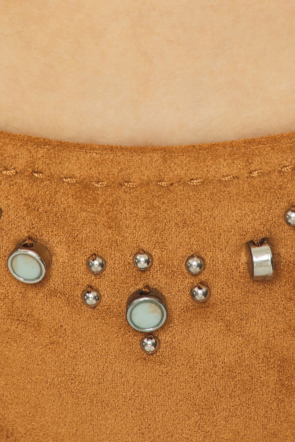 x Bella Hadid Mackenzie Suede Bikini Bottom