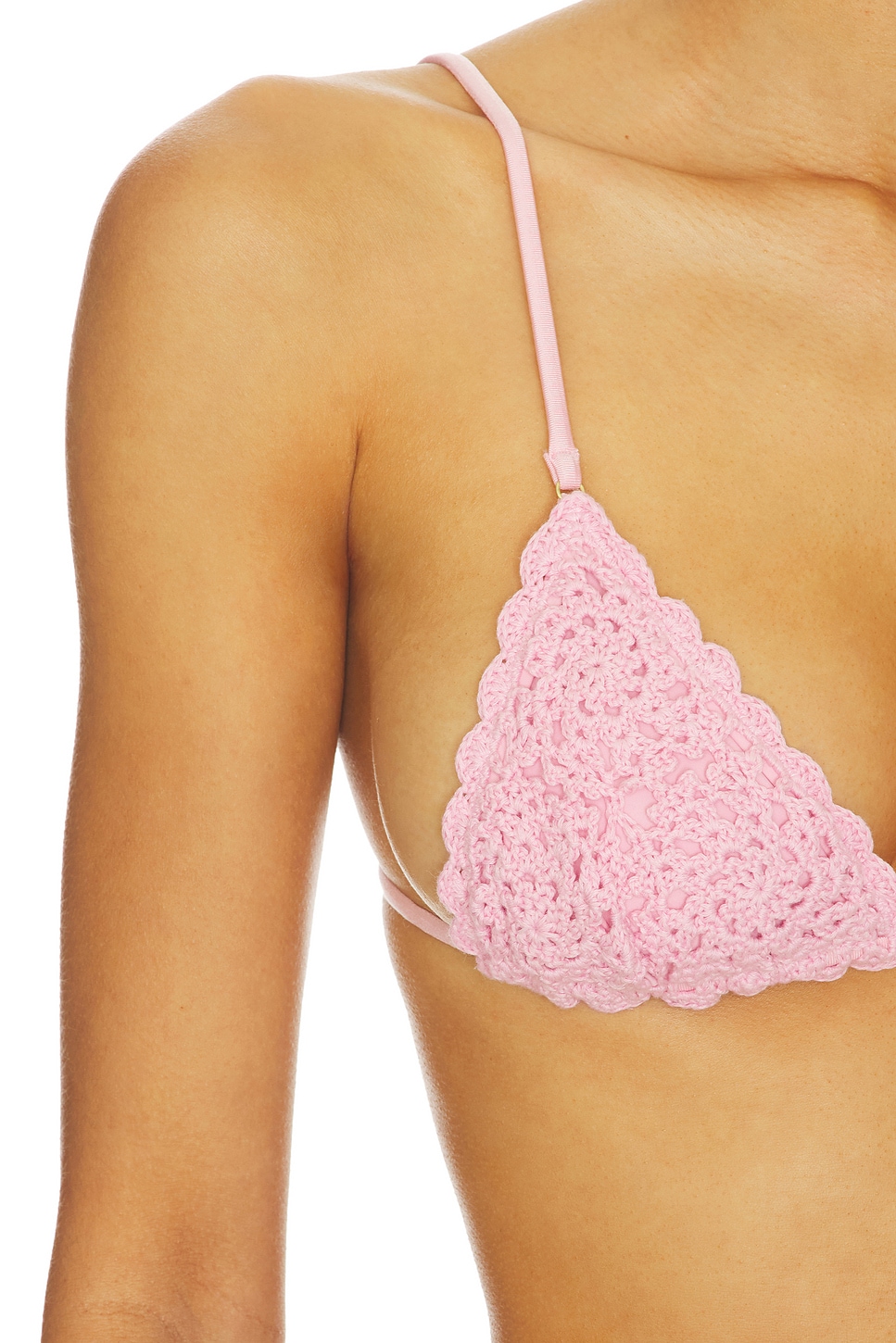 Frankies Bikinis Elena Crochet Bikini Top