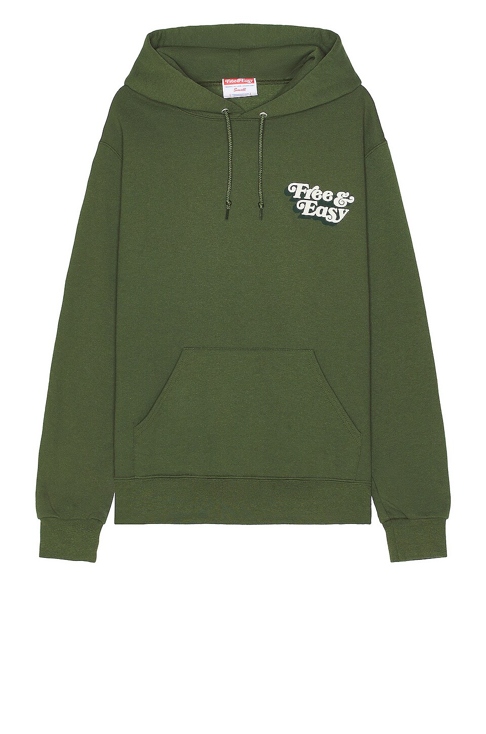 Free & Easy Don't Trip Drop Shadow OG Hoodie in Olive