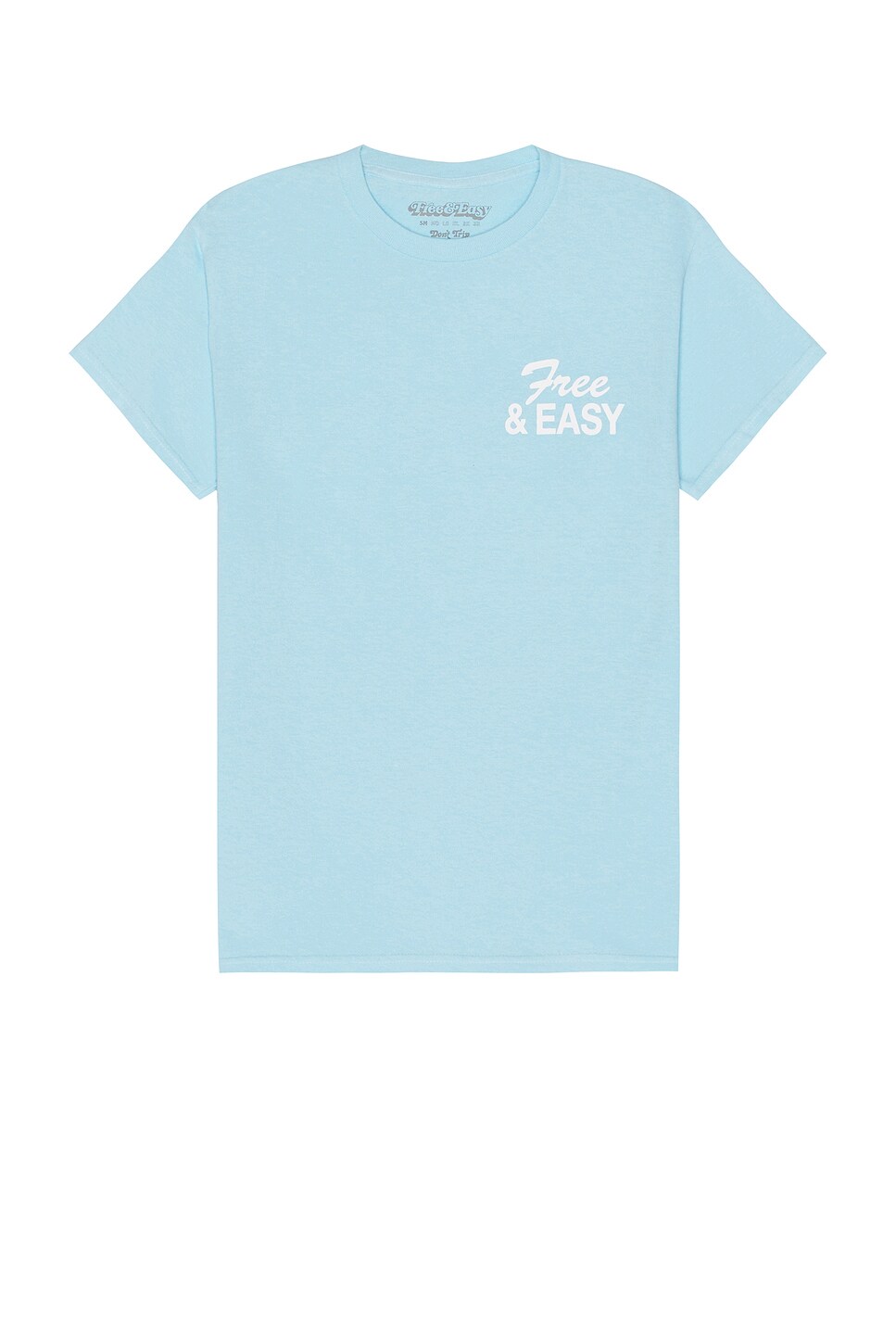 Free & Easy Classic Tee in Light Blue