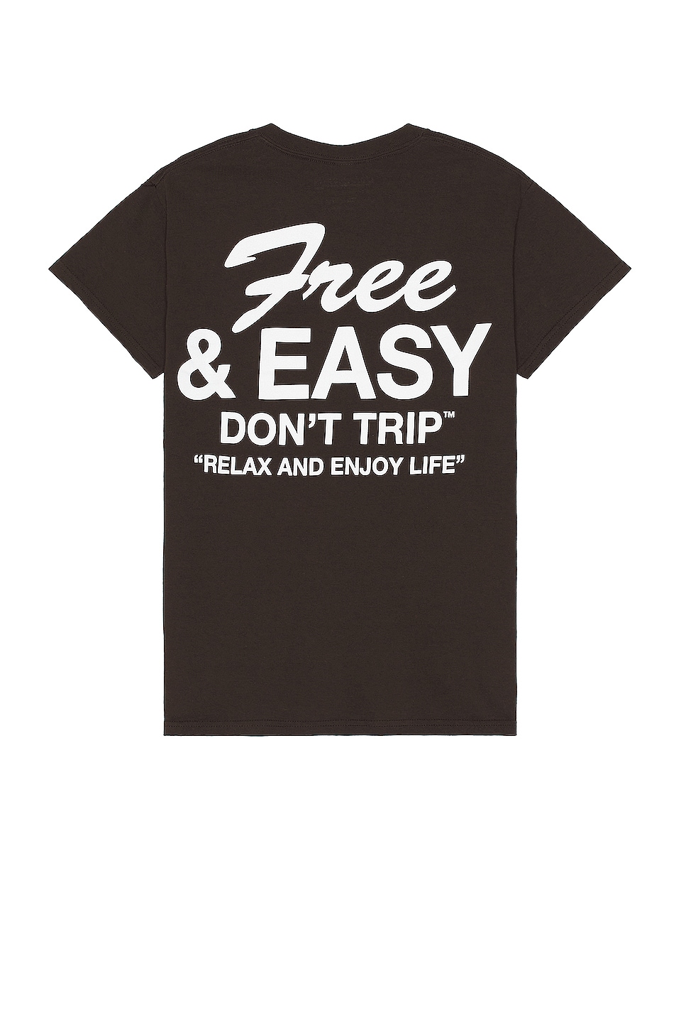 Free & Easy Classic Tee en Brown