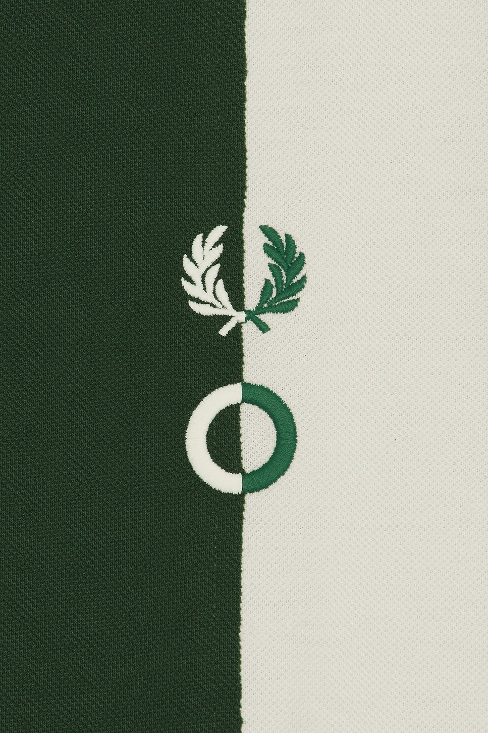 Fred Perry x Craig Green Color Block Polo in Industrial Green