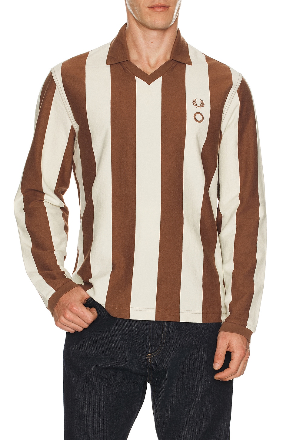 Fred Perry x Craig Green Heavy Weight Long Sleeve Polo Shirt in