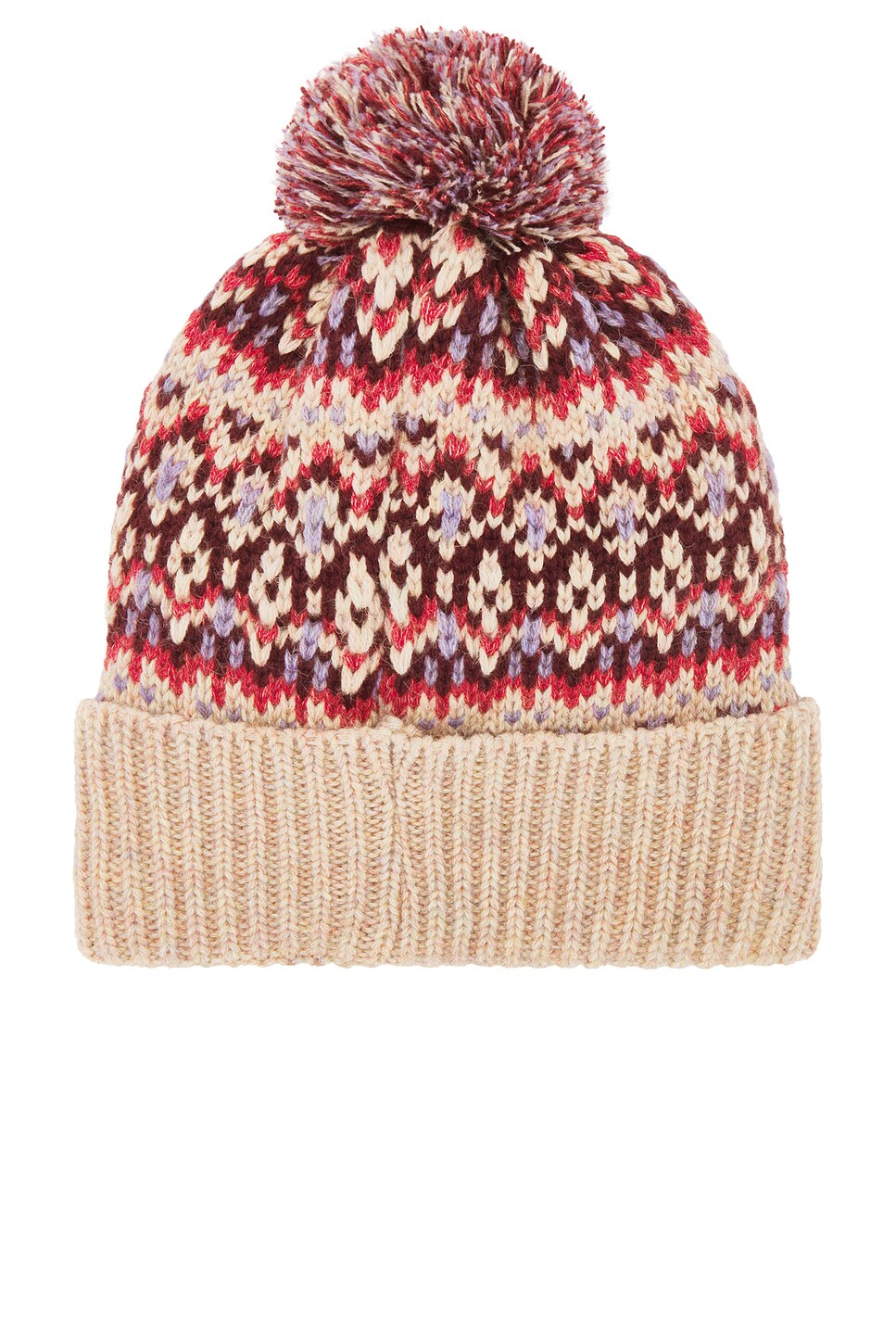 First Frost Fairisle Pom Beanie