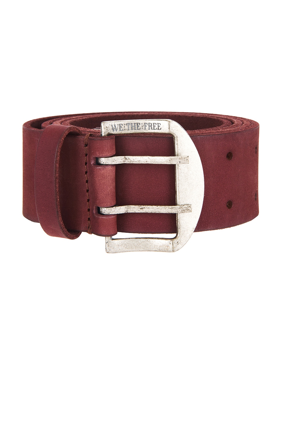 FREE PEOPLE Double Cross Belt / Crimson Free People x We The Free Double Cross Belt in Oxblood | REVOLVE main image 2