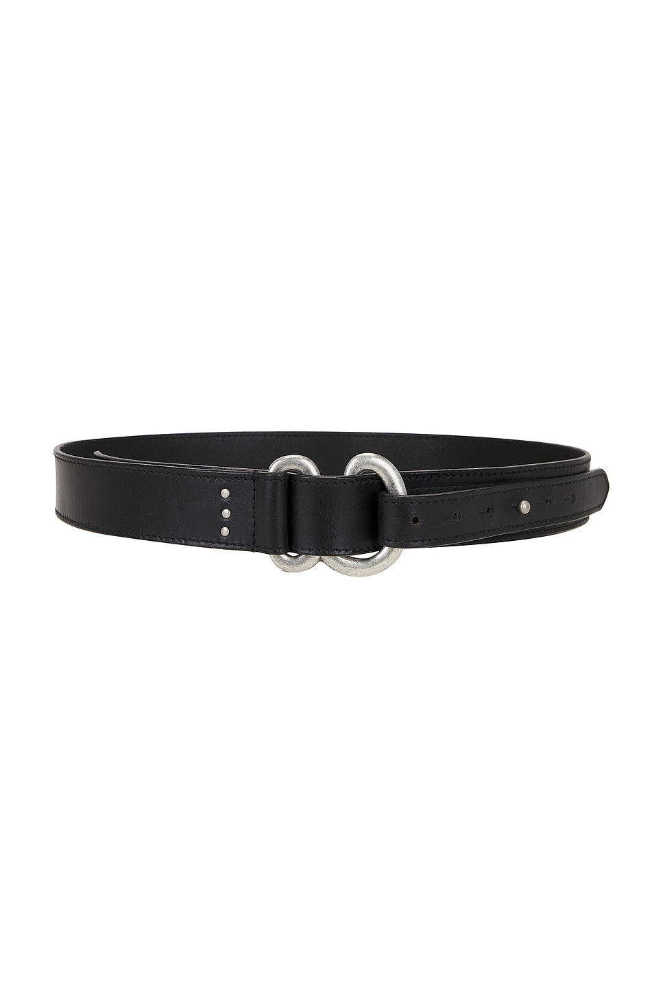 We The Free Black Leather Belt S/M Metro Black Leather Belt | Nickel Free Buckle | Dress Belt main image 4
