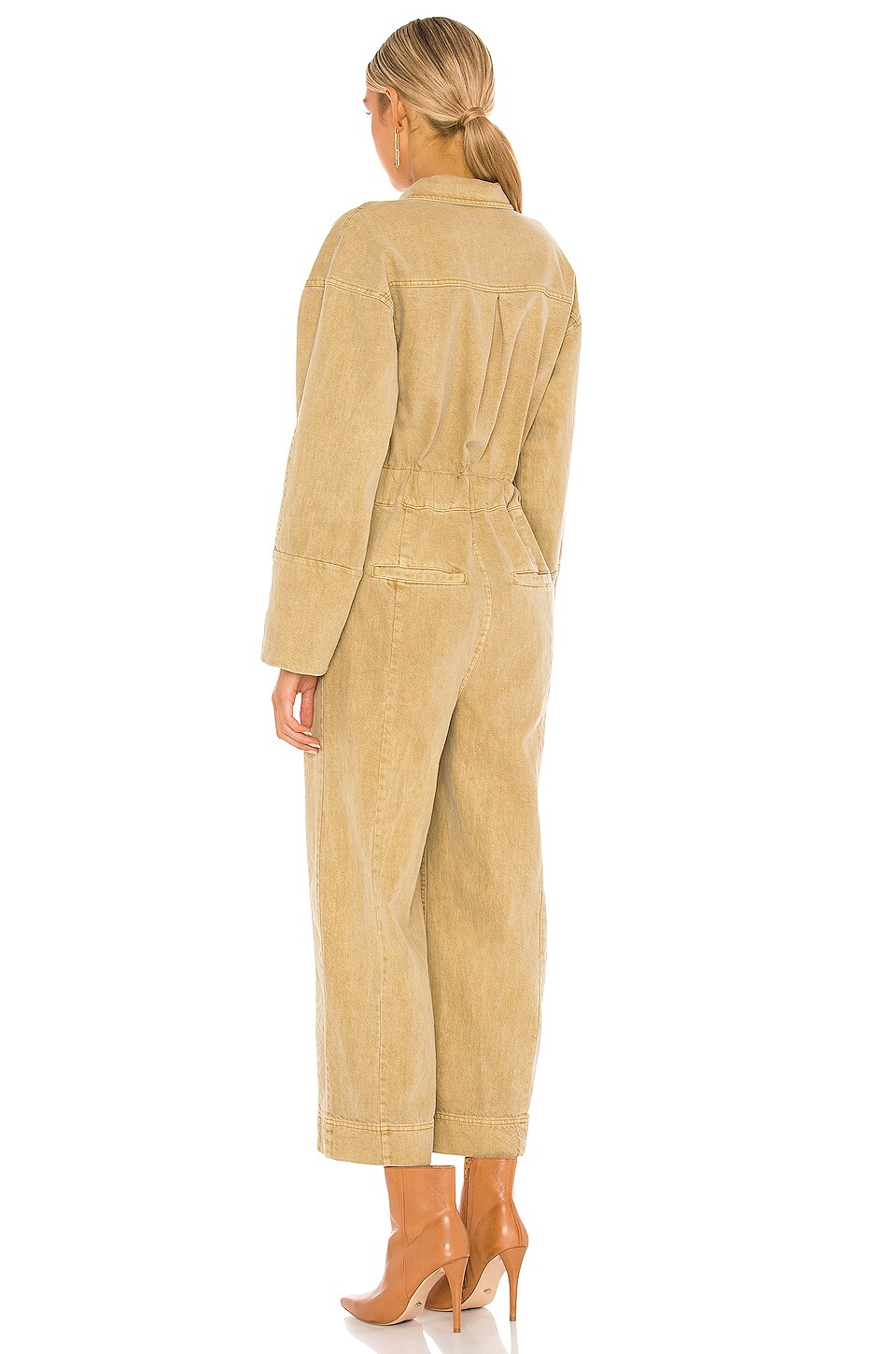 Free People Wayward Super Slouch Jumpsuit Ginger
