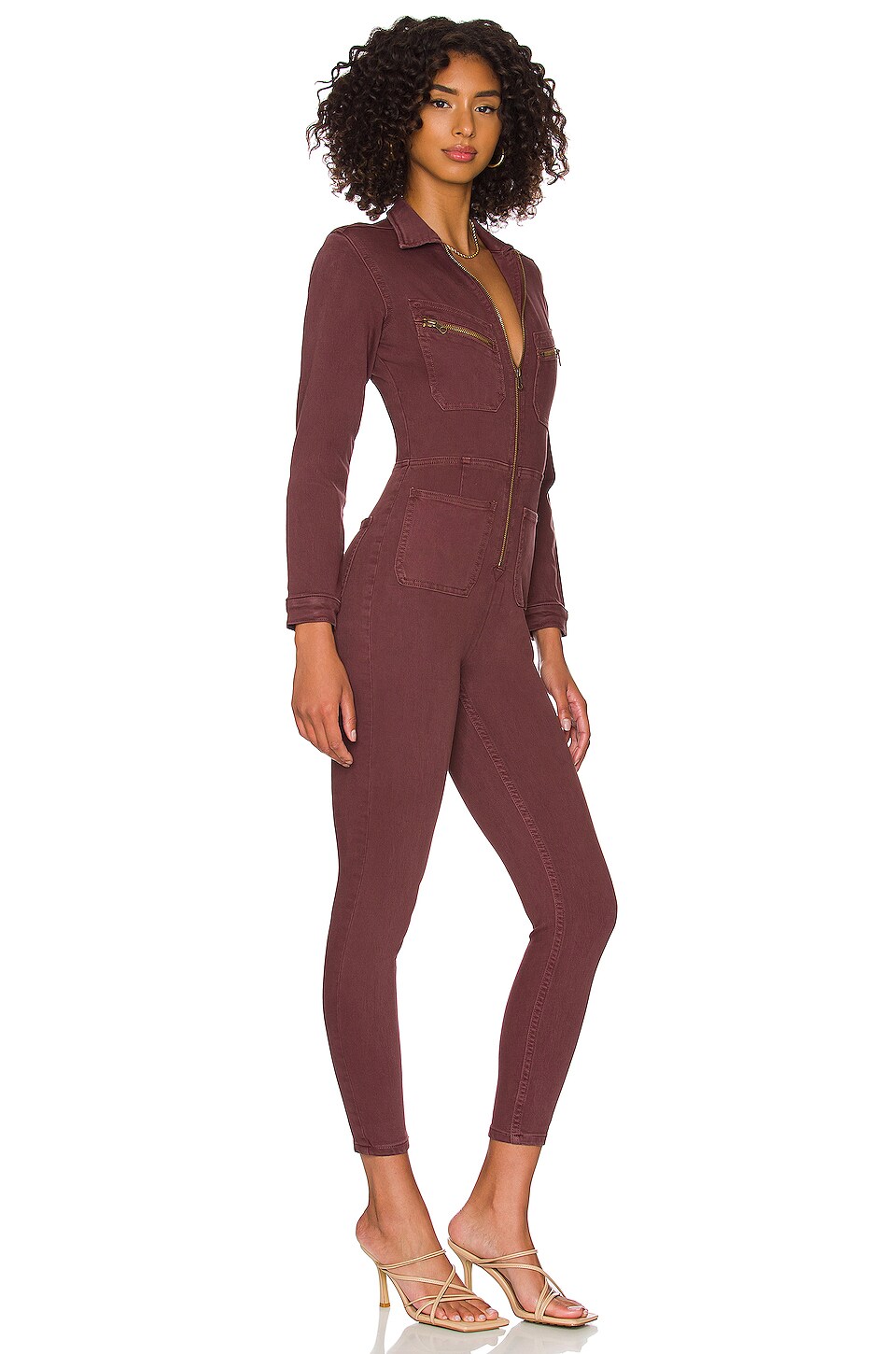 Free People Lennox Jumpsuit in Bitter Barks