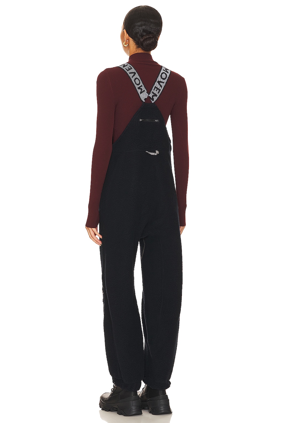 Free People x FP Movement Hit The Slopes Salopette In Black