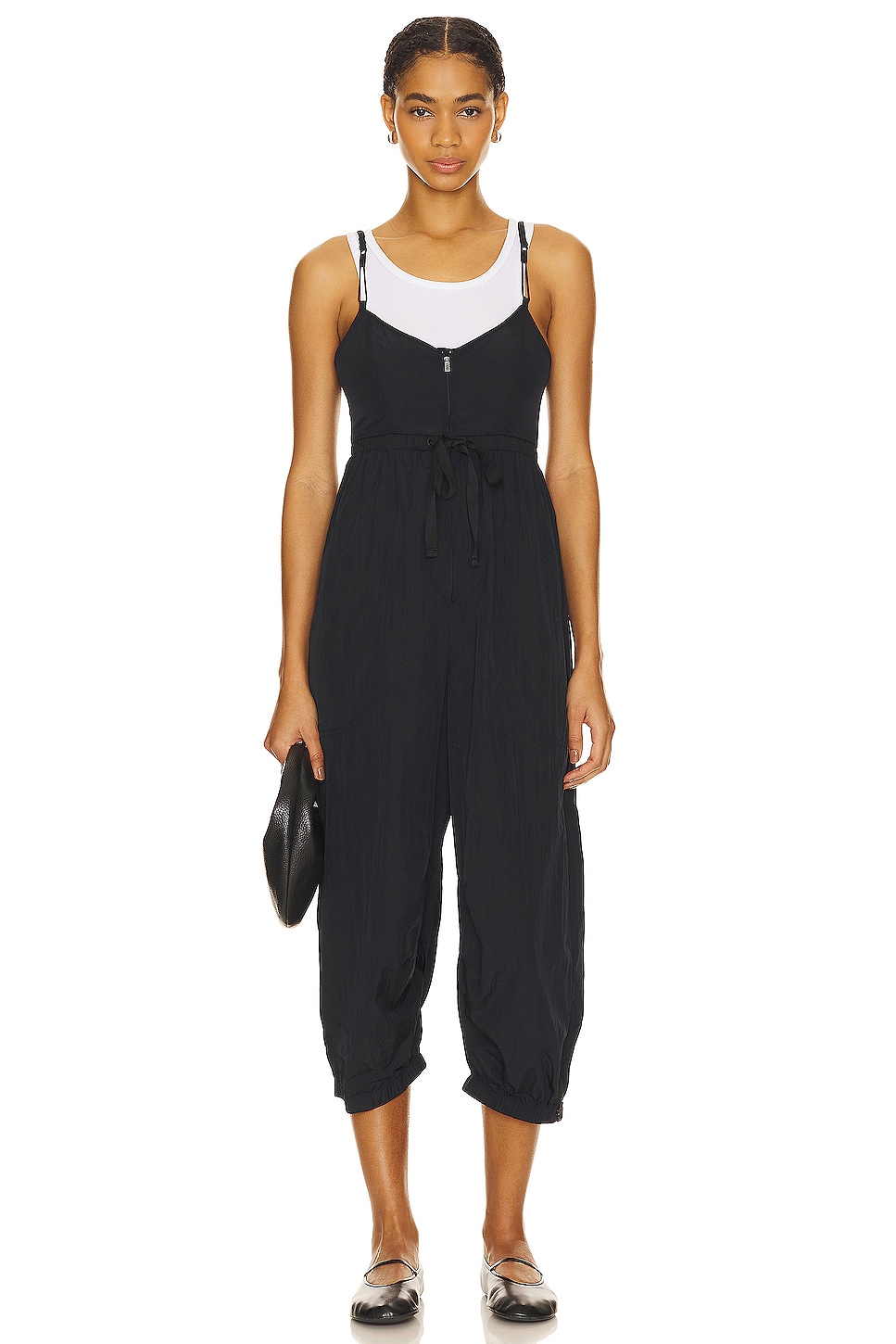 Free People X FP Movement Down To Earth Onsie in Black | REVOLVE