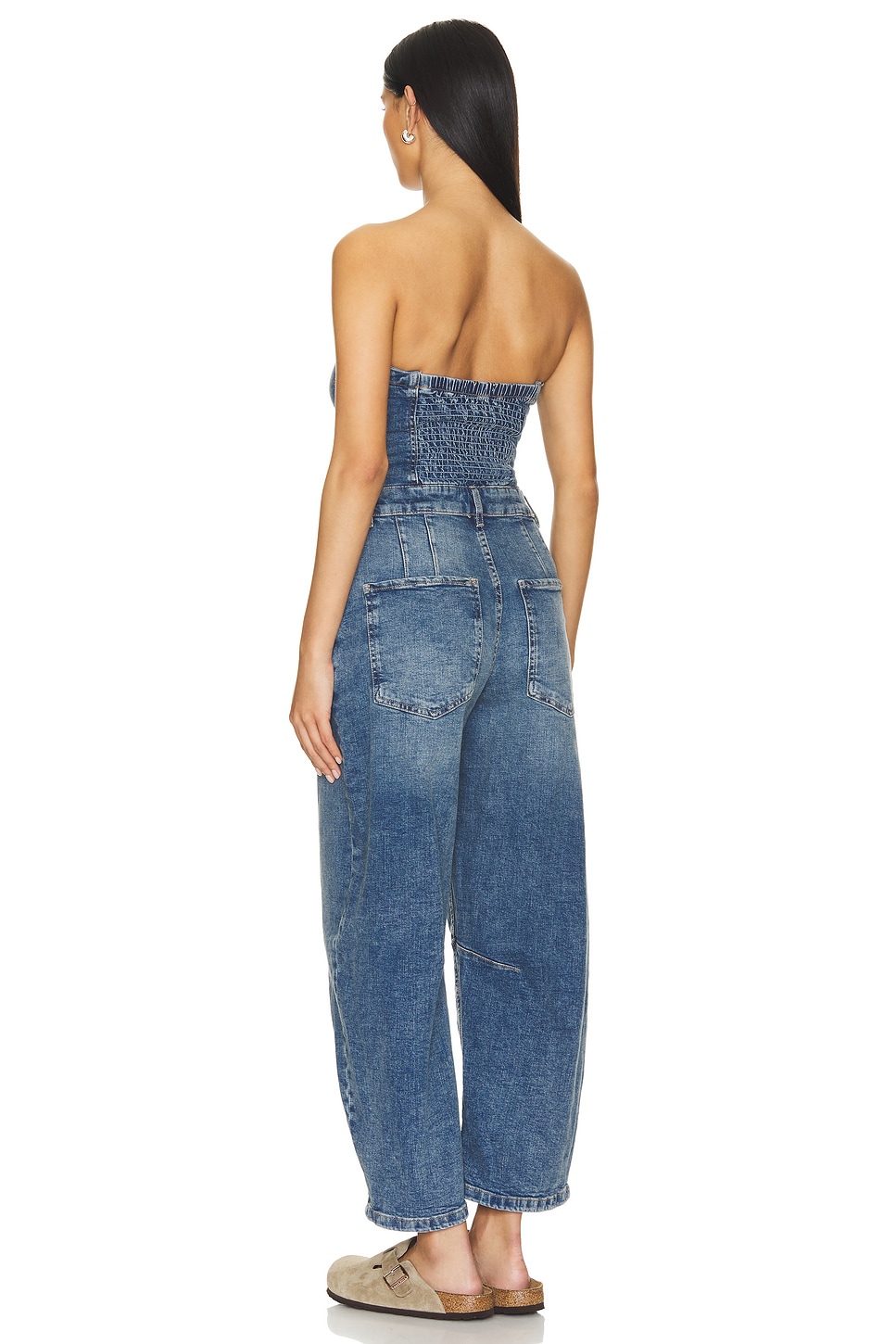 x We The Free Je Suis Pret Barrel Jumpsuit