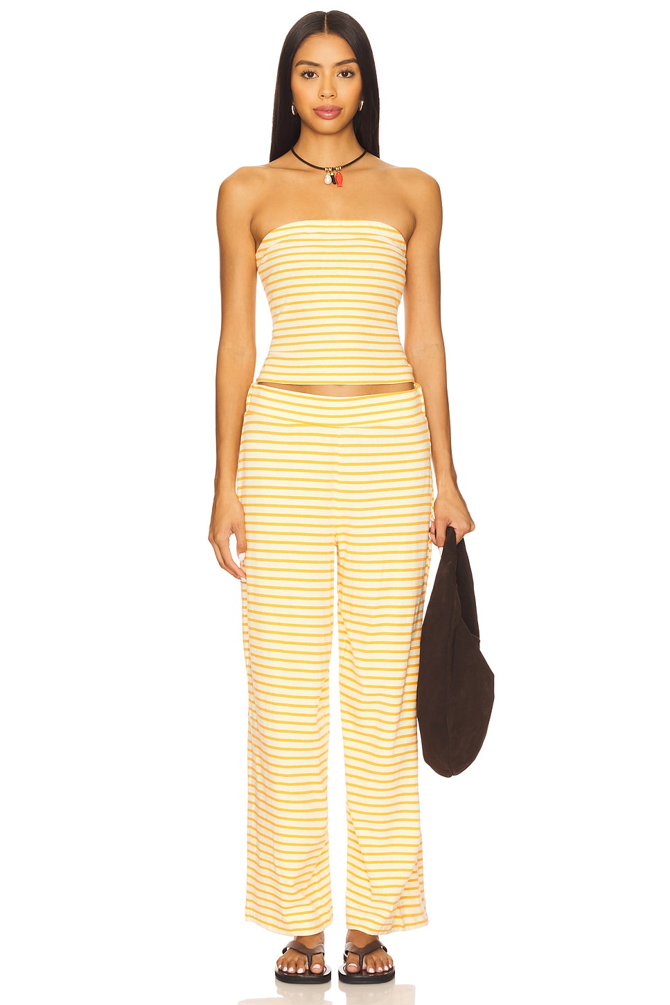 Free People x free-est Sailor Tube Set In Papaya Combo in Papaya  display picture 1