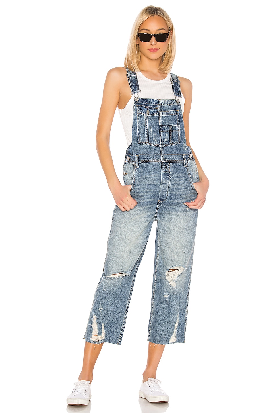 FREE PEOPLE Baggy BF Dungaree,FREE-WC55