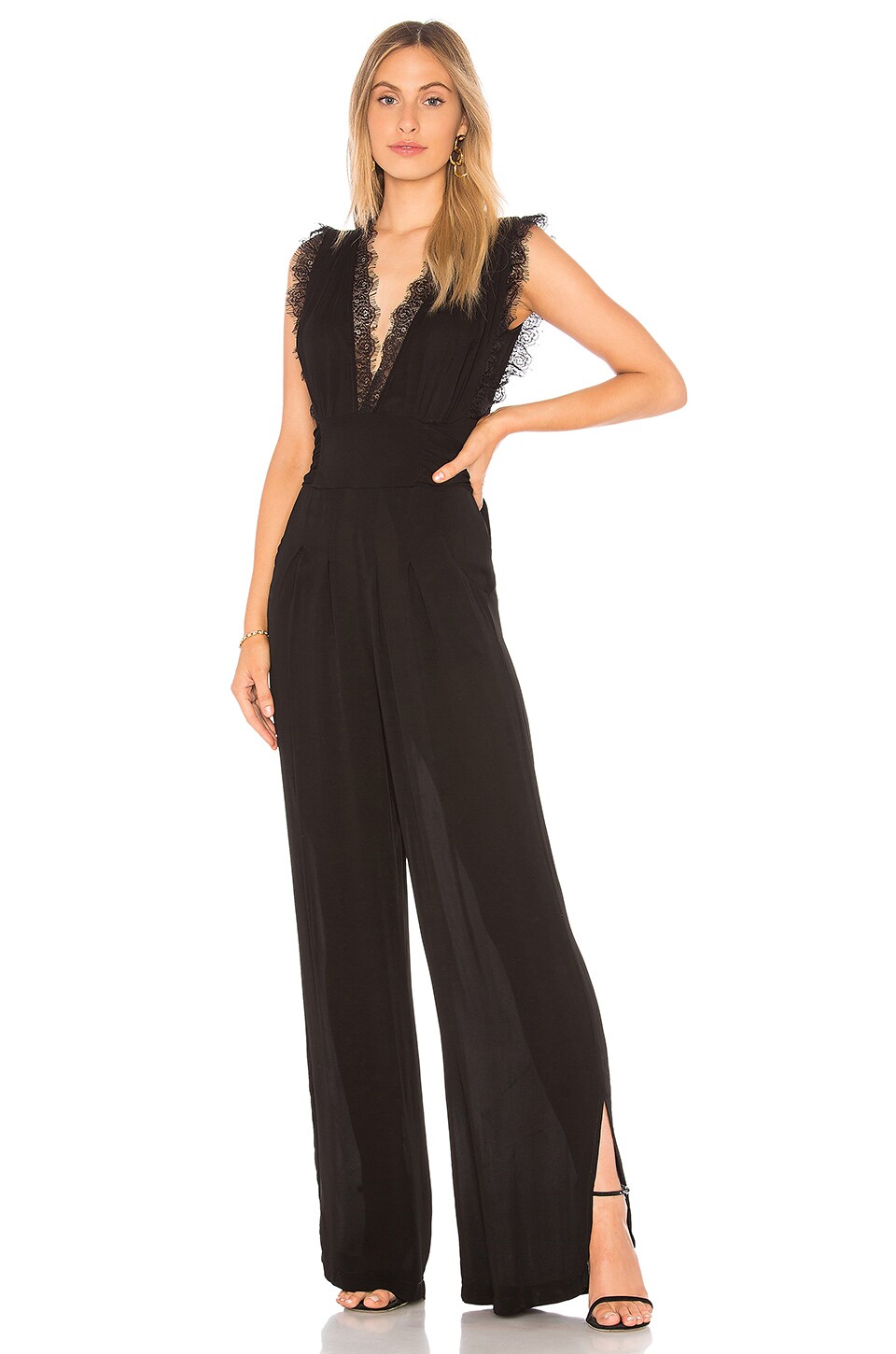 free people black jumpsuit