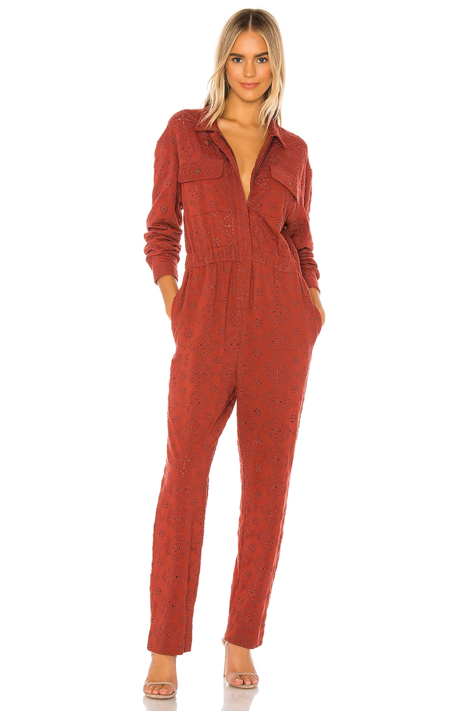 red jumpsuit free people