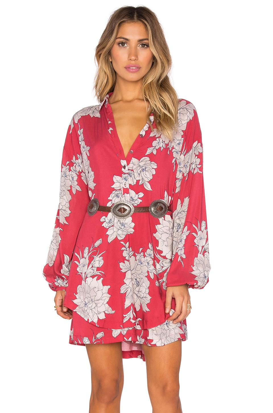 Free People Shake It Dress in Red Combo | REVOLVE