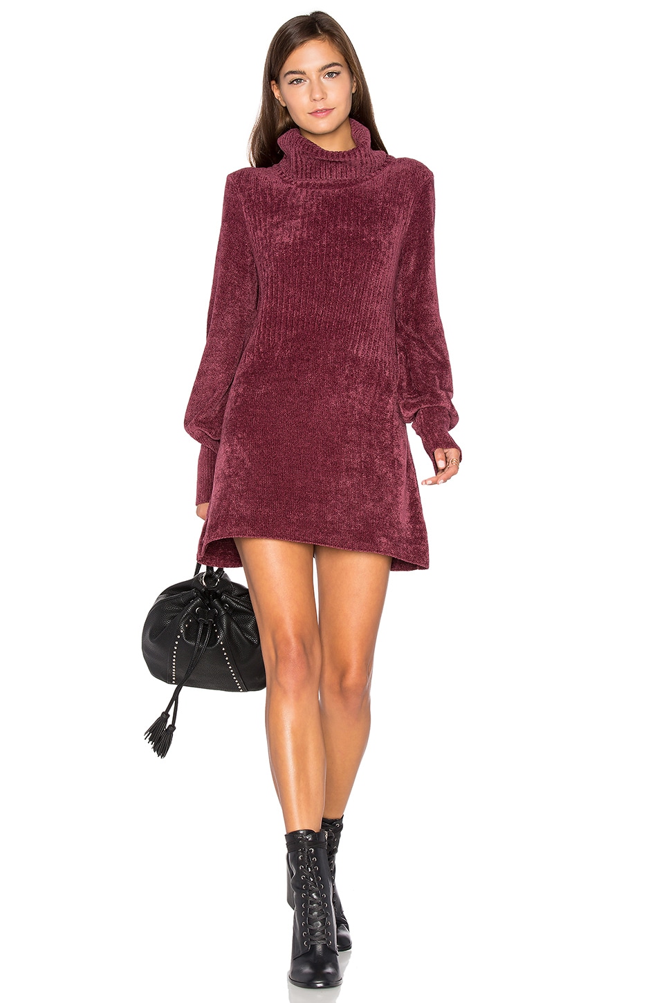 chenille tunic sweater