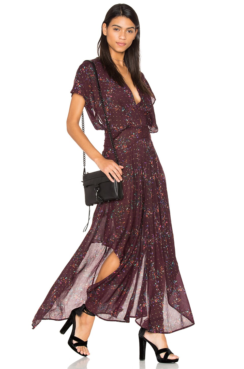 Free People Livia Maxi Dress In Mauve Revolve