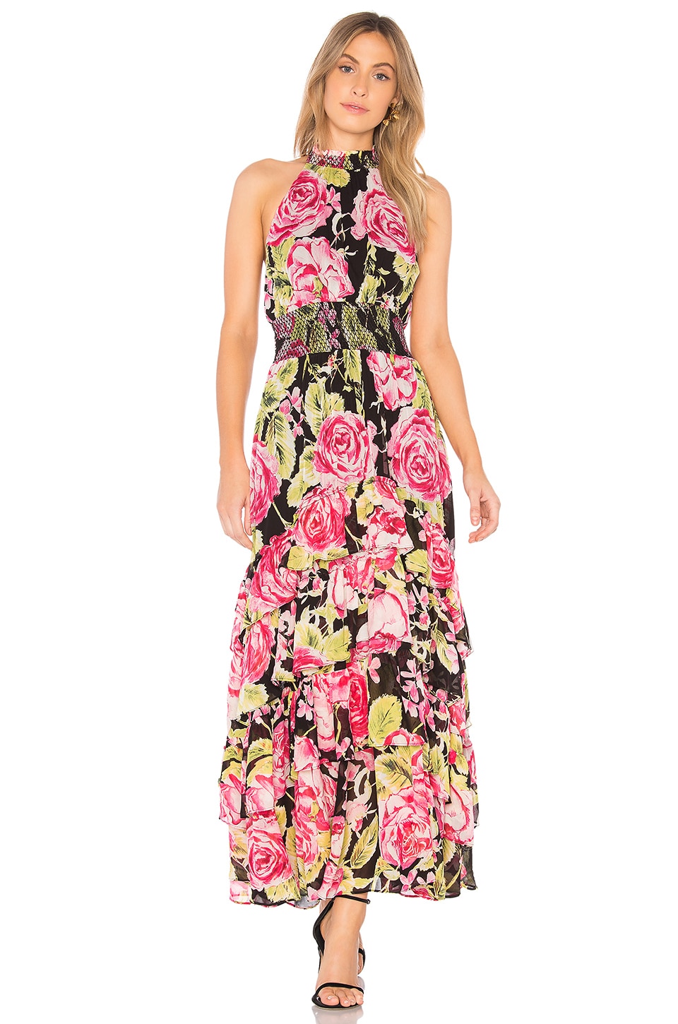 full bloom maxi dress