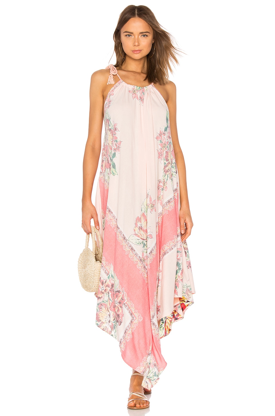 free people pink maxi dress