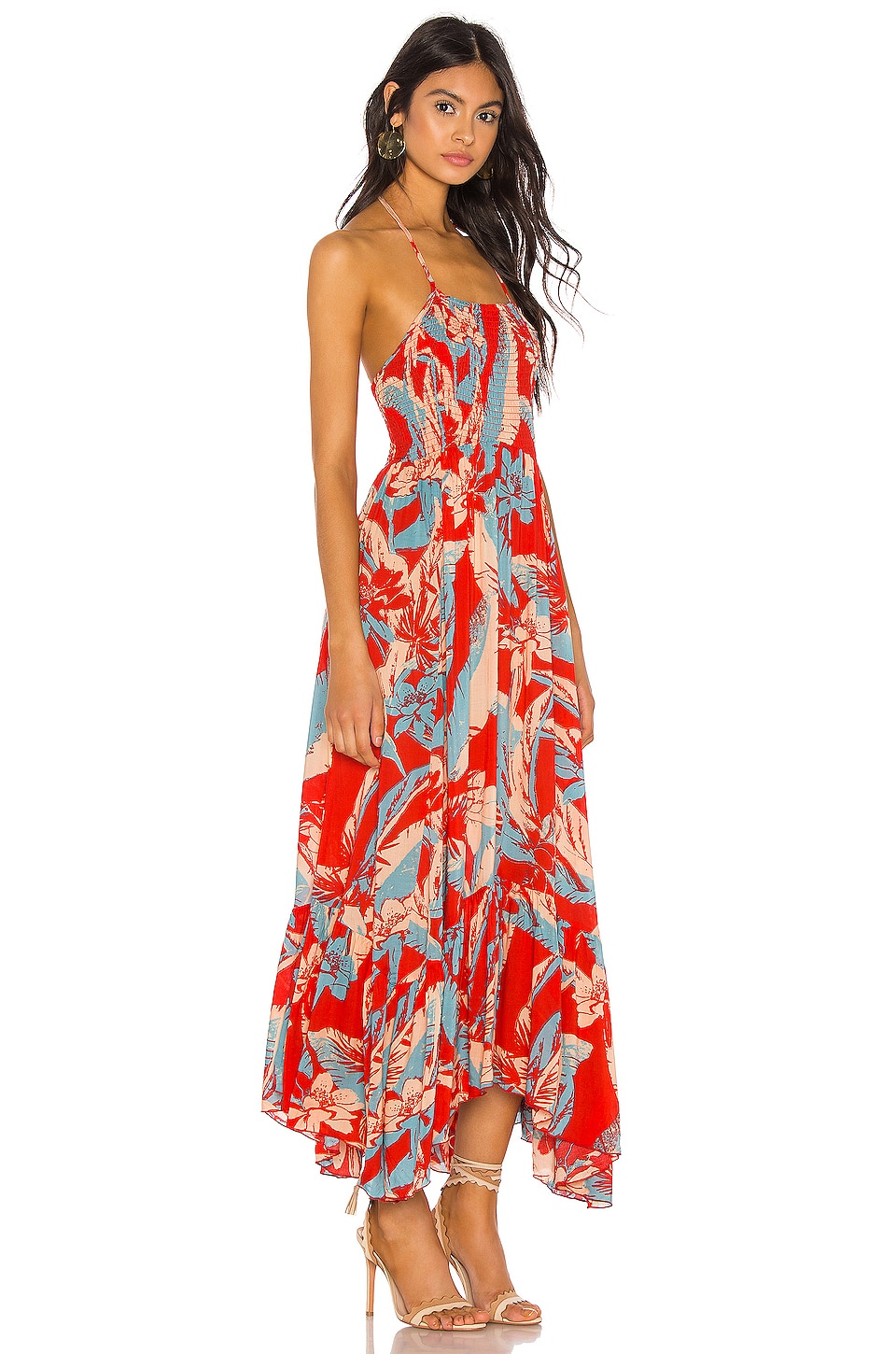 Free People Heat Wave Maxi Dress in Red | REVOLVE