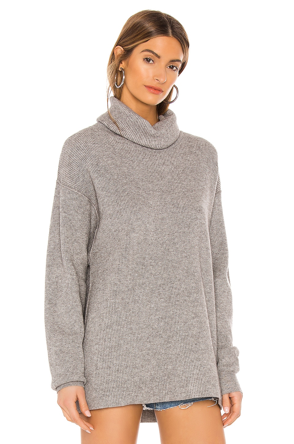 Structured Tunic Free People Softly Structured Tunic in Dark Grey | REVOLVE