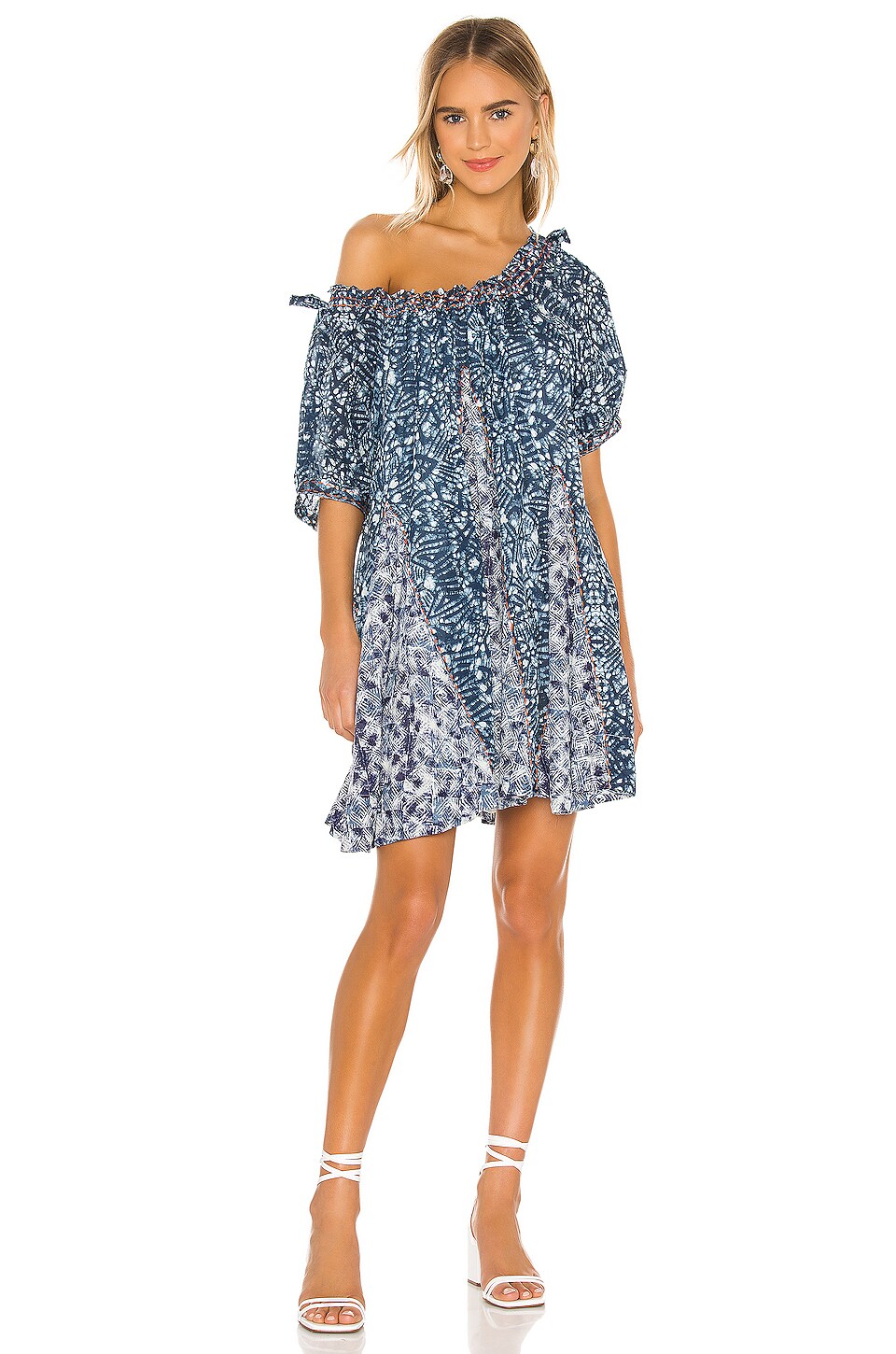 Free People Jet Set Mini Dress in Blue | REVOLVE