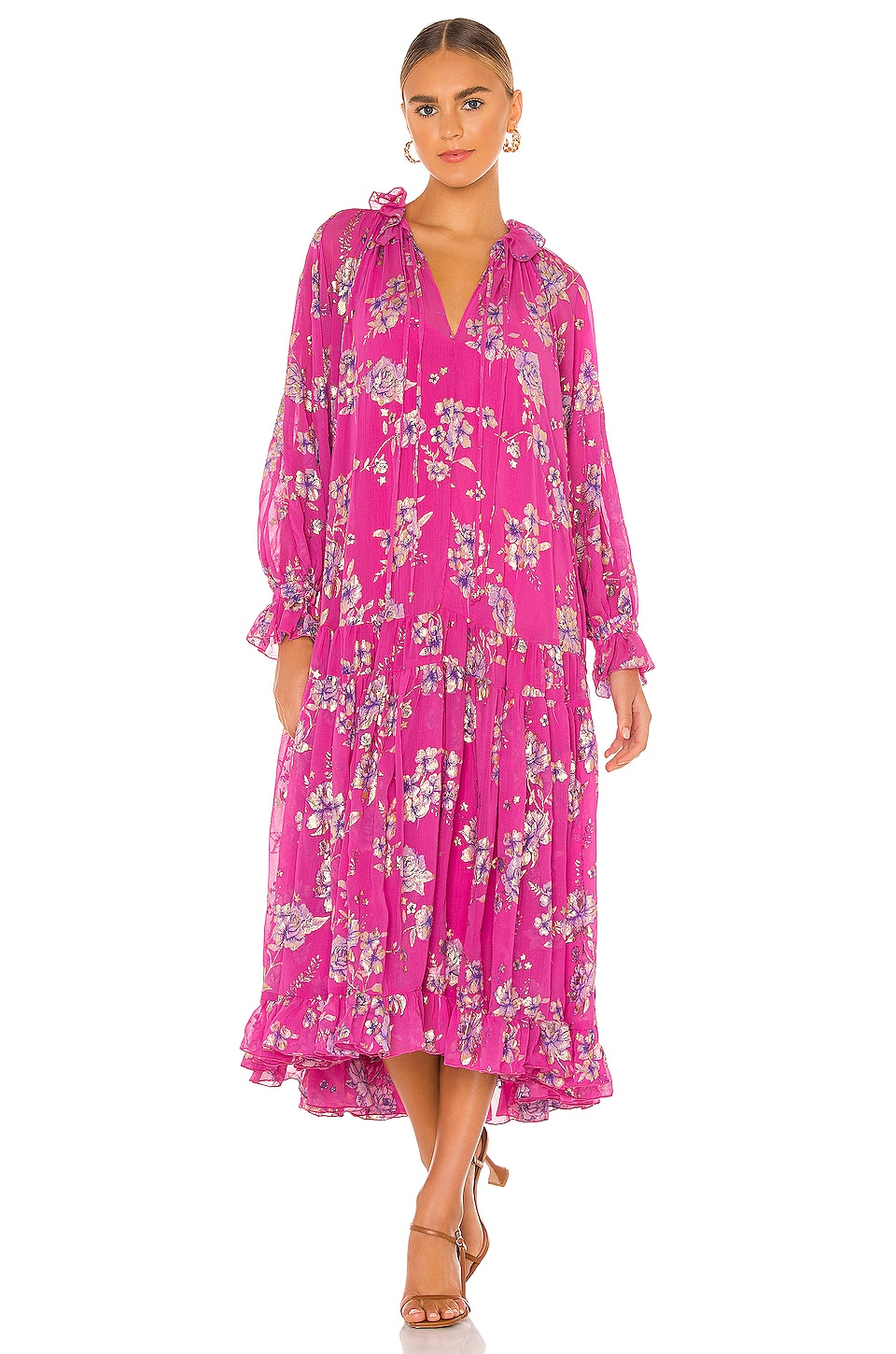 feeling groovy maxi dress ivory