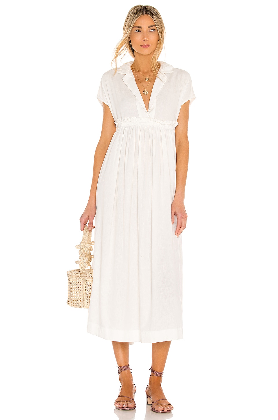 free people white shirt dress