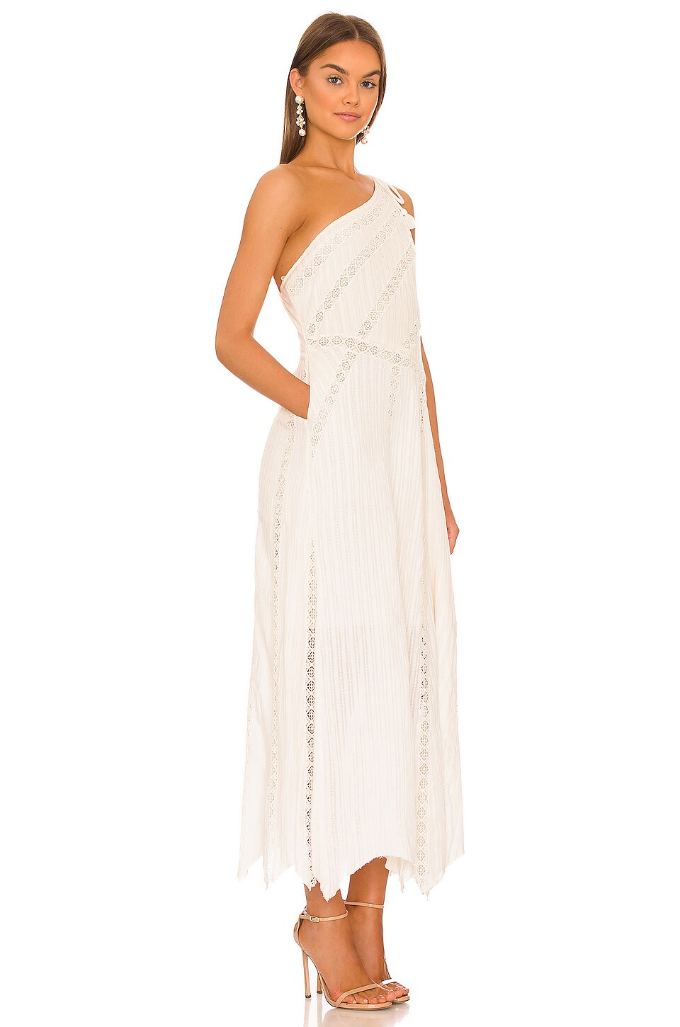 Free People Bella Maxi Dress in Ivory