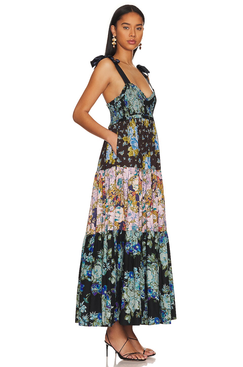 Free People ROBE MAXI FREE PEOPLE BLUEBELL