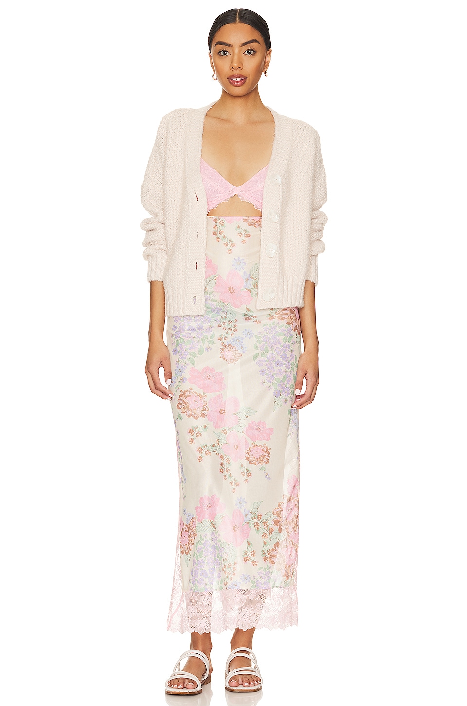 Free People Suddenly Fine Maxi Slip Dress