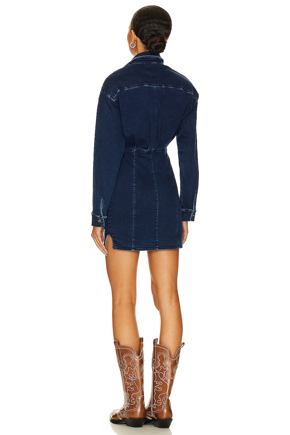 Amber Denim Dress - Thumbnail 3