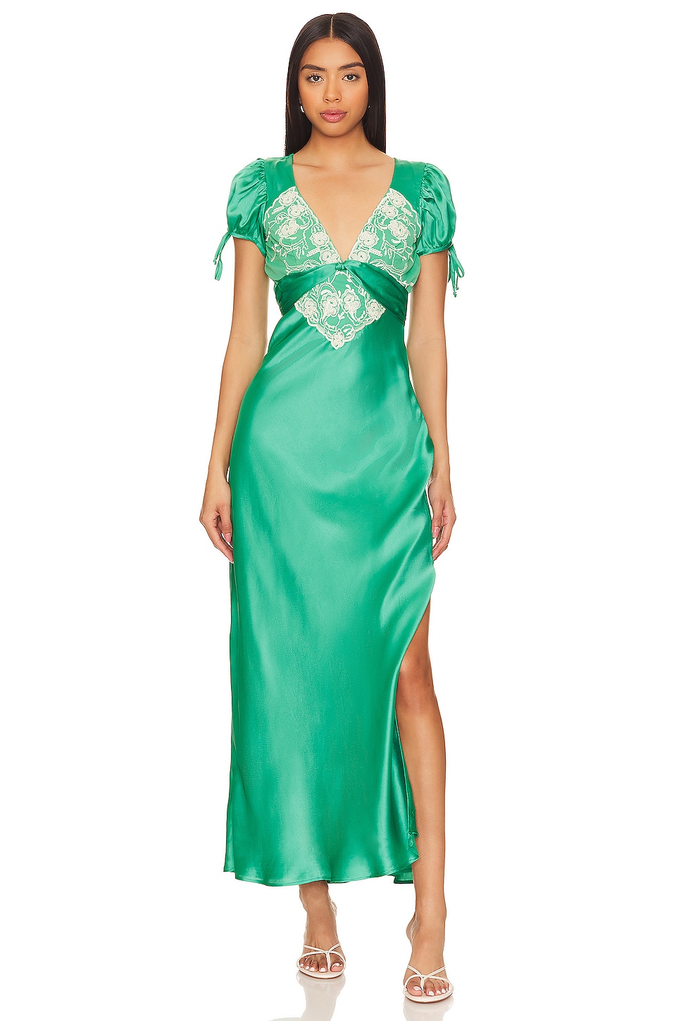 Free People - Cooper Midi Dress In Verdis | Plush