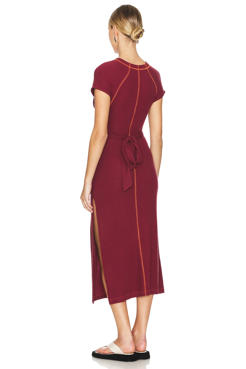 knee length dresses for ladies Free People Sweet Nothings Midi Dress Blue Vista Combo / Xs