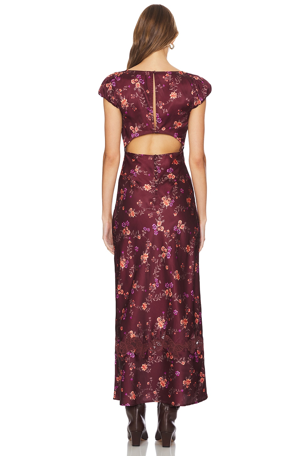 Free People Butterfly Babe Midi Dress thumbnail