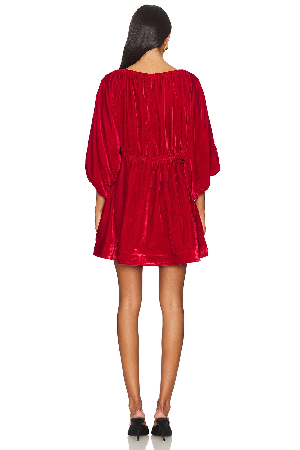 Free People Portia Velvet Mini Dress thumbnail