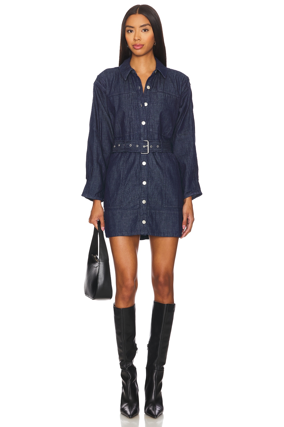 x REVOLVE Esme Mini Dress In Dark Shadow