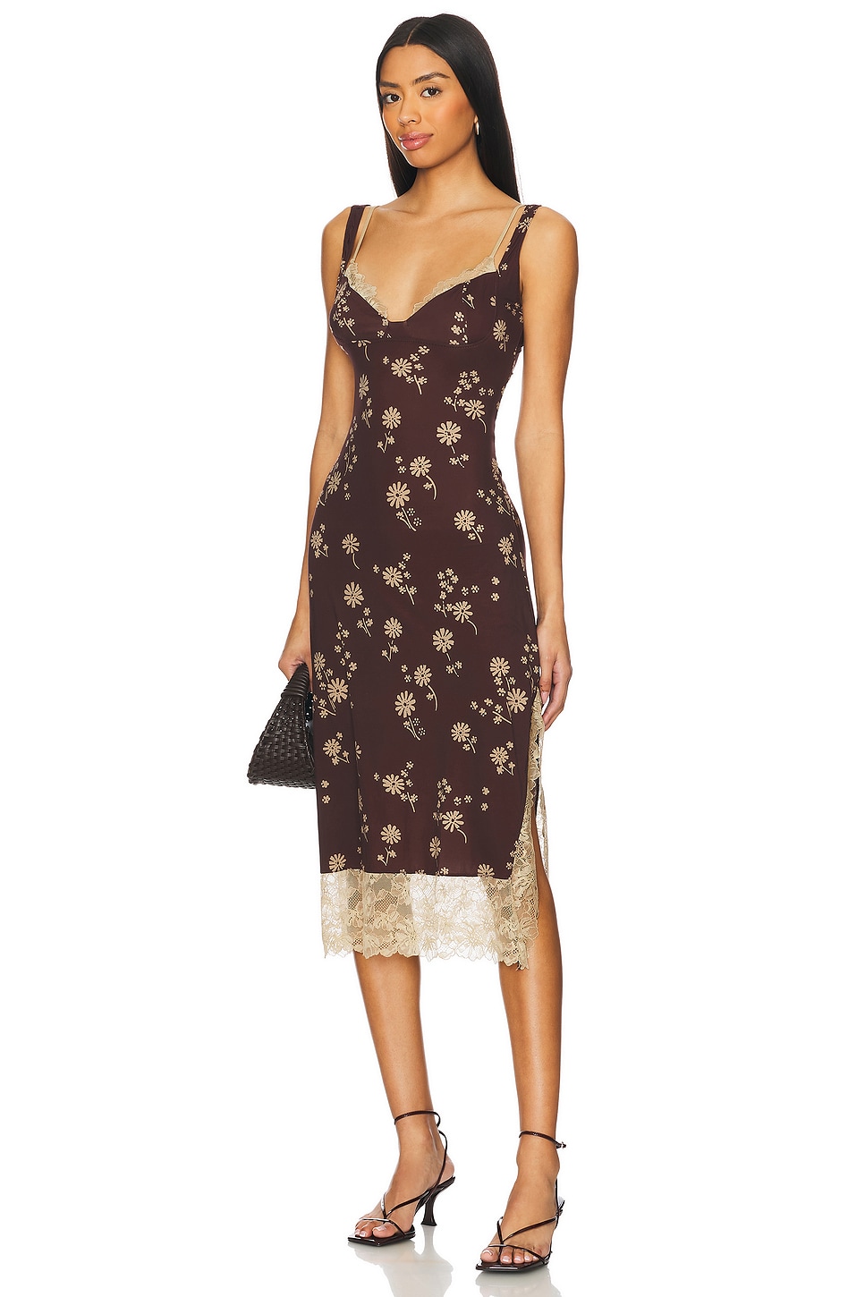 x REVOLVE Party Crasher Midi Slip