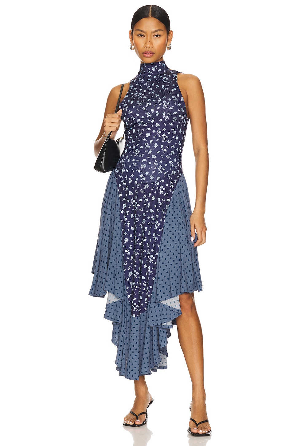 knee length dresses for ladies Free People Via Midi Dress – The Cadillac Cowgirl main image 1
