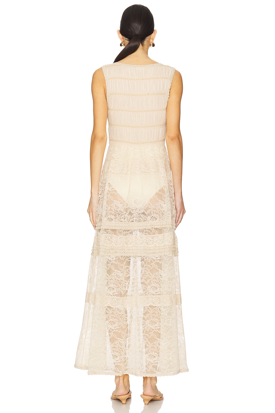 Sweet Saloon Sleeveless Maxi - Thumbnail 3