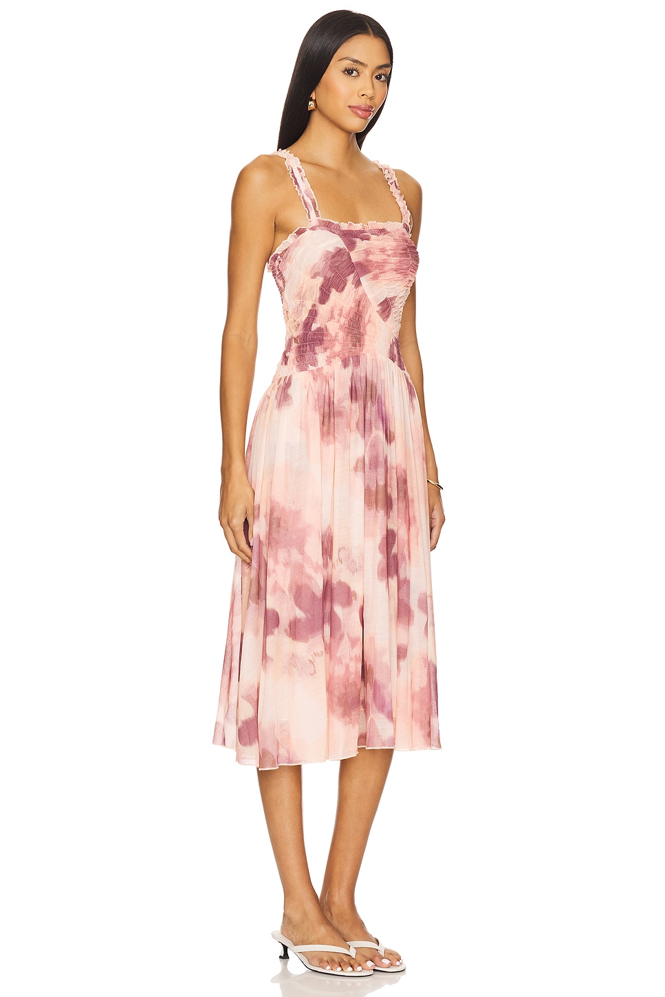 Free People x REVOLVE Tessa Smocked Midi Dress